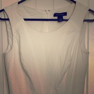 white polka dot dress. Size 2.